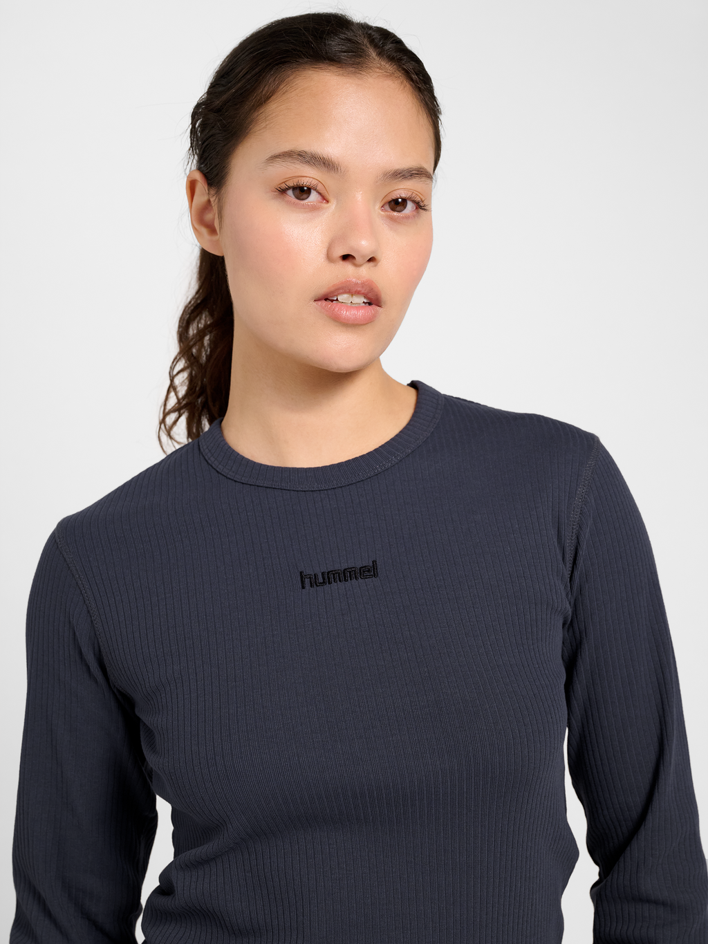 hmlFOUNDATION RIB T-SHIRT L/S
