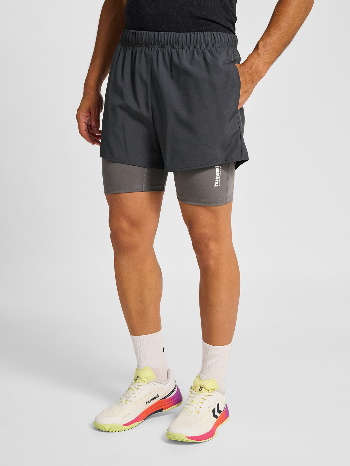 hmlHIIT INTENSITY W 2 IN 1 SHORTS