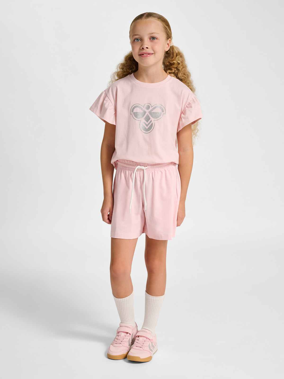 hmlJR LOOSE SOLID SHORTS