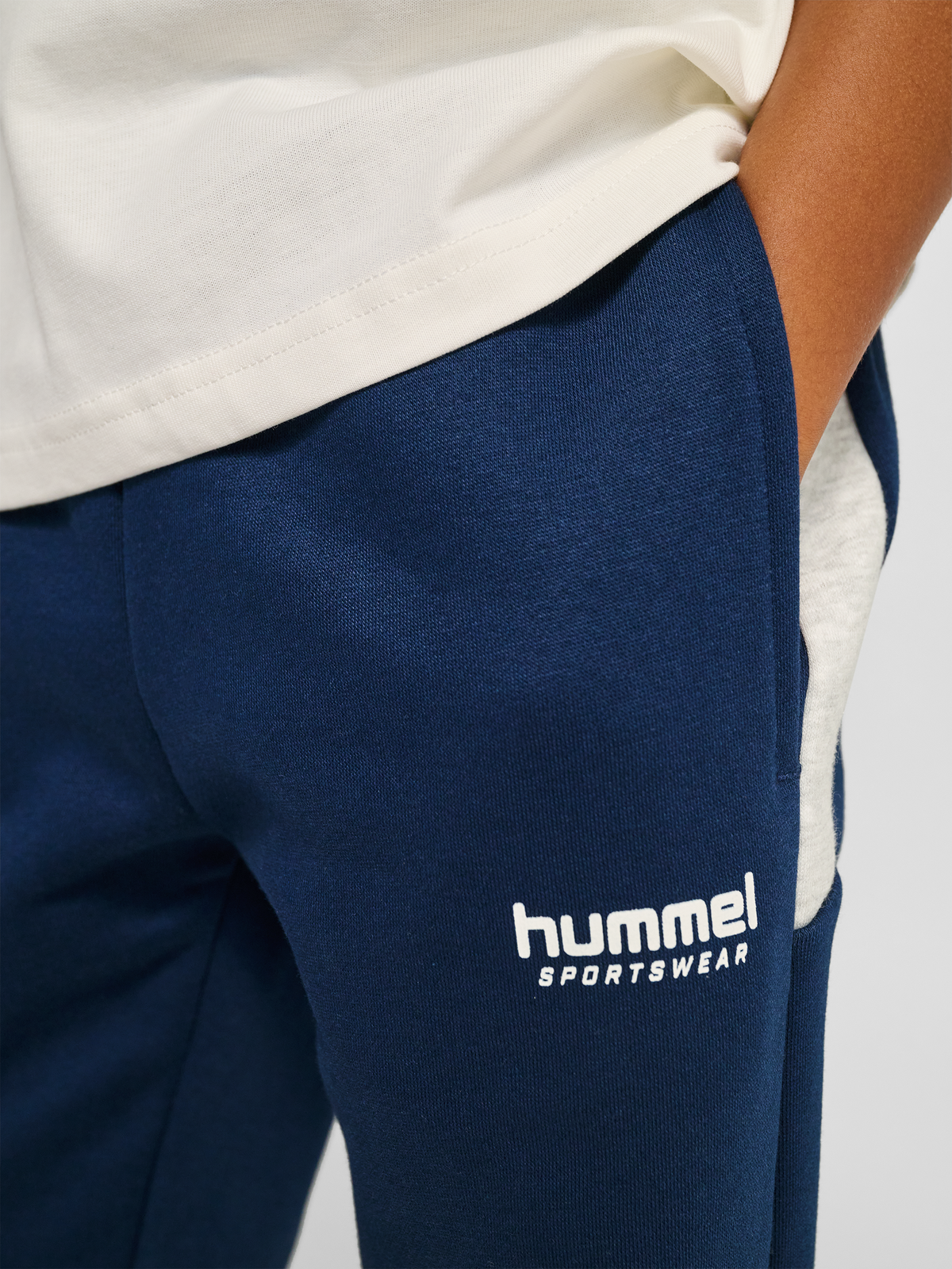 hmlJR LOOSE BLOCKED SWEATPANT