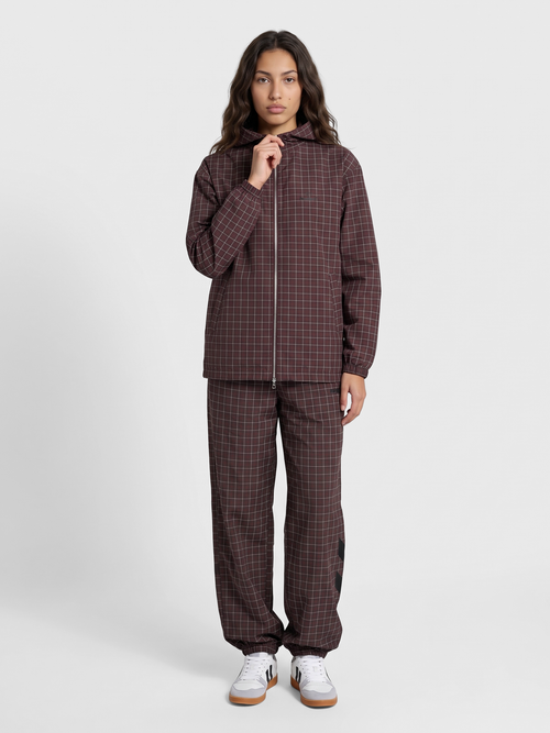 hmlI-D CHECK ZIP HOODIE