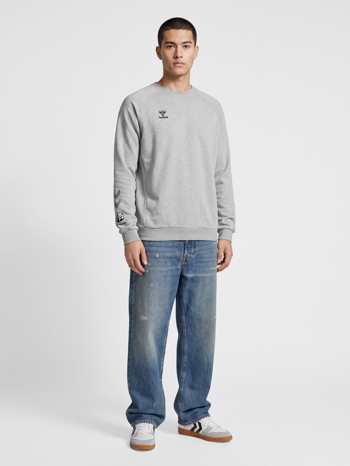 hmlMOVE GRID COTTON SWEATSHIRT