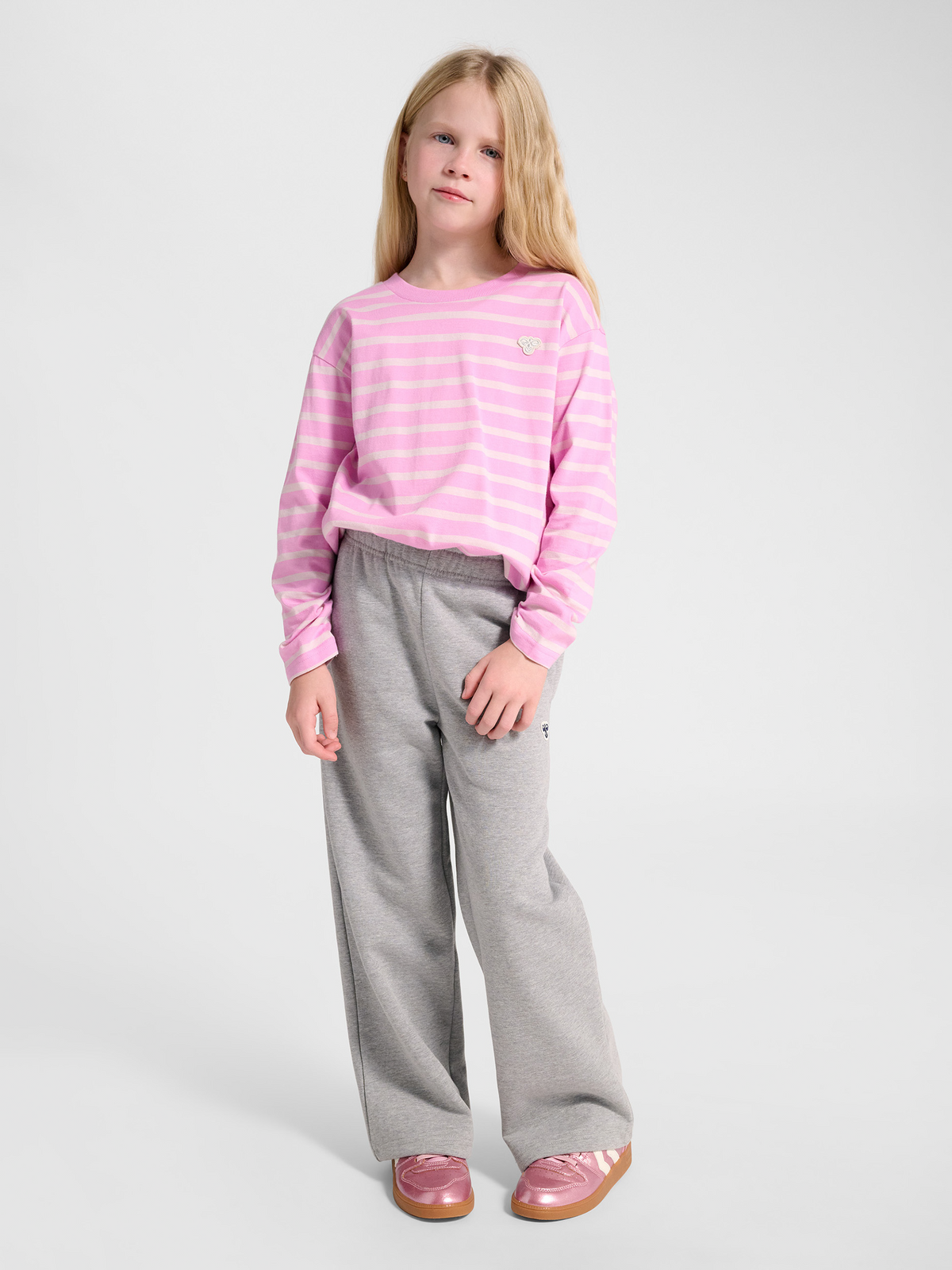 hmlJR LOOSE STRIPE T-SHIRT L/S BEE