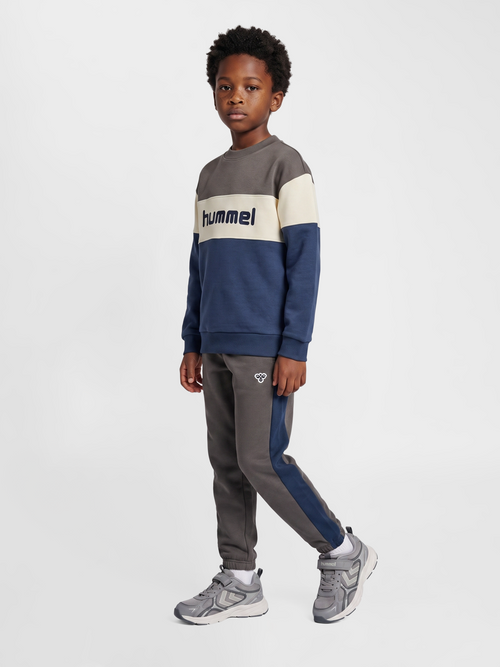 hmlJR LOOSE BLOCK CREWNECK