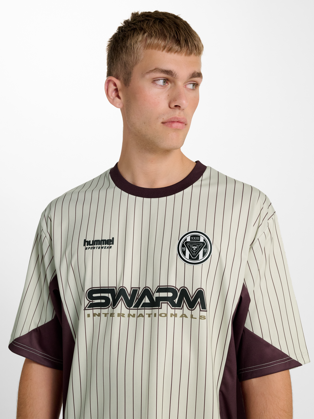 hmlLOOSE JERSEY SS STRIPE TOPSCORER