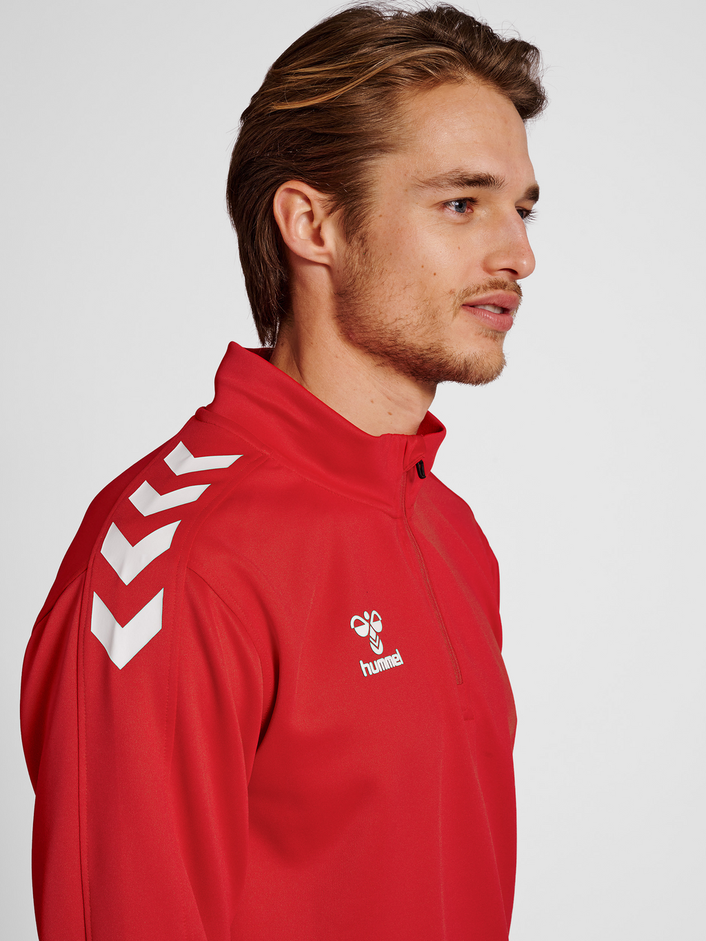 hmlCORE XK HALF ZIP POLY SWEAT
