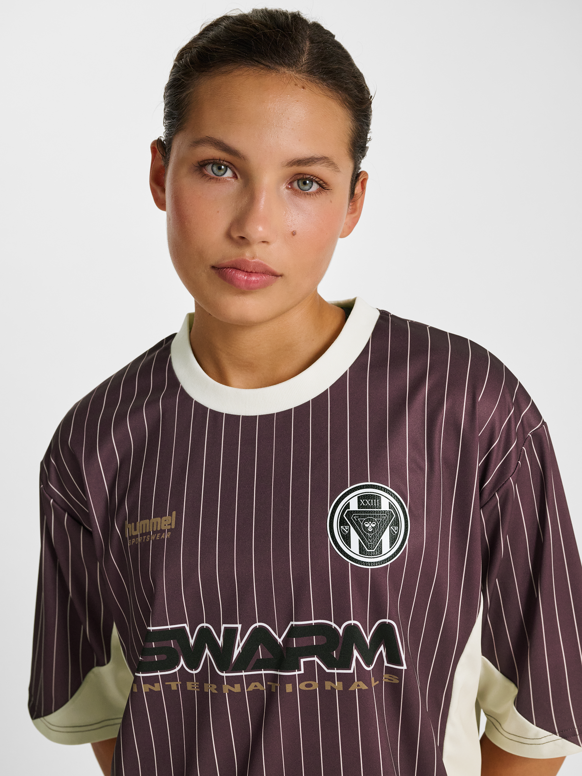 hmlLOOSE JERSEY SS STRIPE TOPSCORER