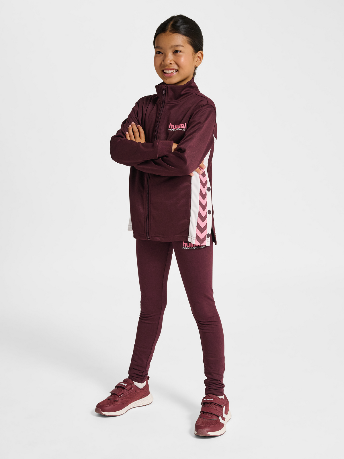 hmlJR CHEVRON ZIP JACKET