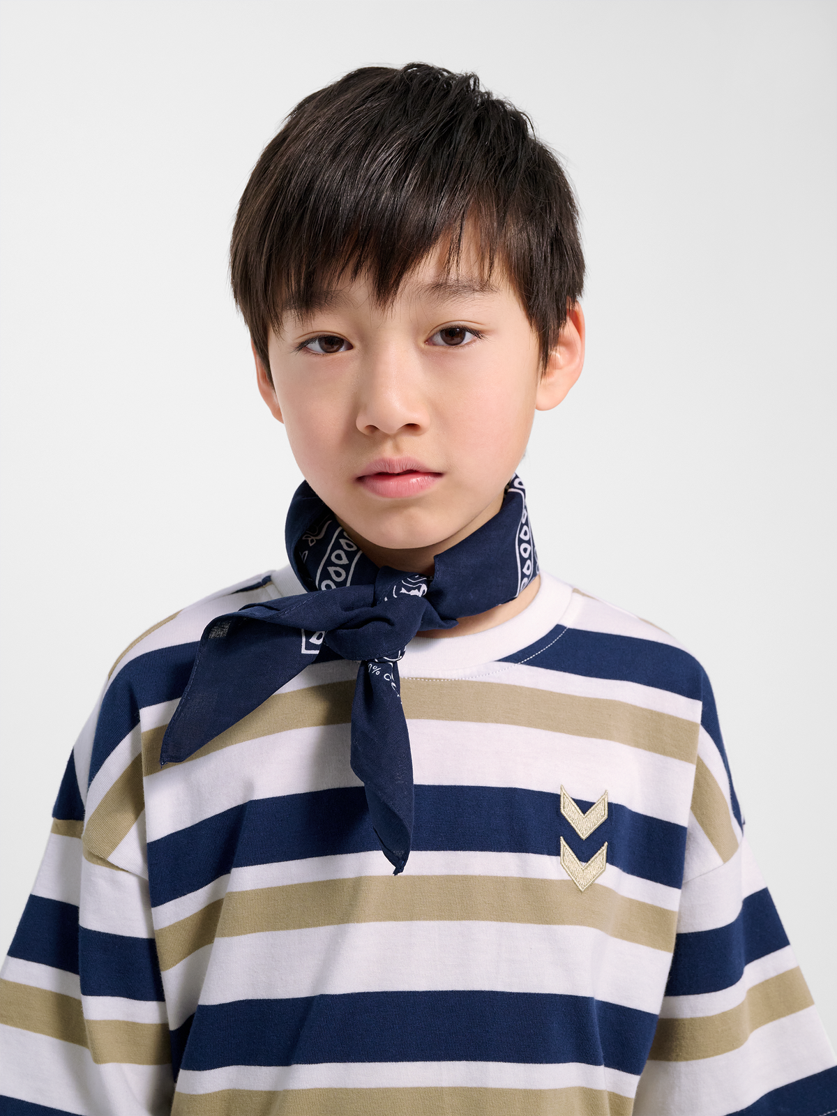 hmlJR SILLY S/S BOXY T-SHIRT STRIPE