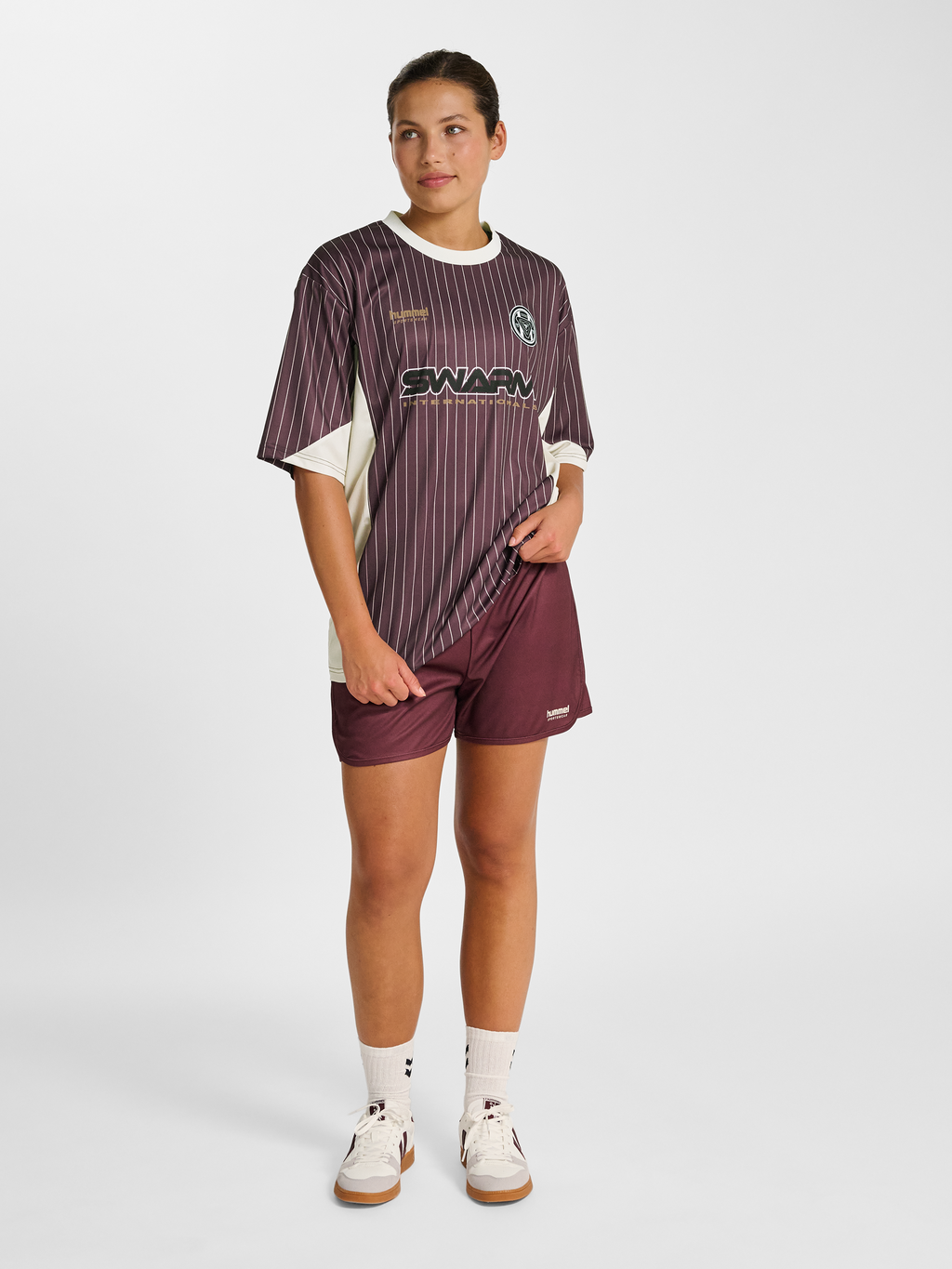 hmlLOOSE JERSEY SS STRIPE TOPSCORER