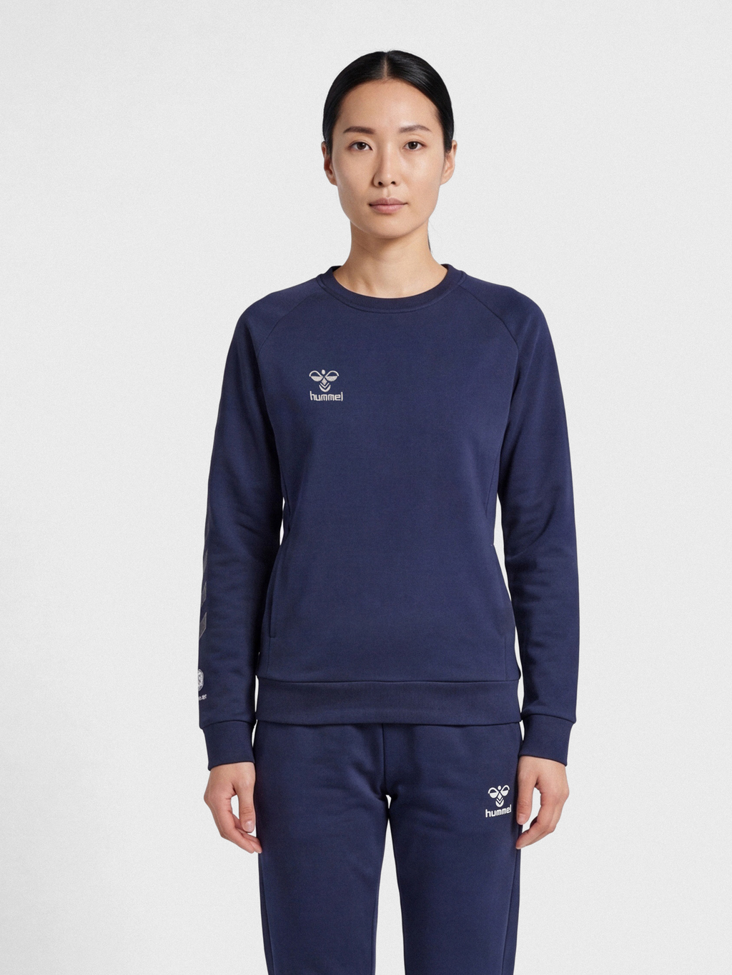 hmlMOVE GRID COTTON SWEATSHIRT WOMA