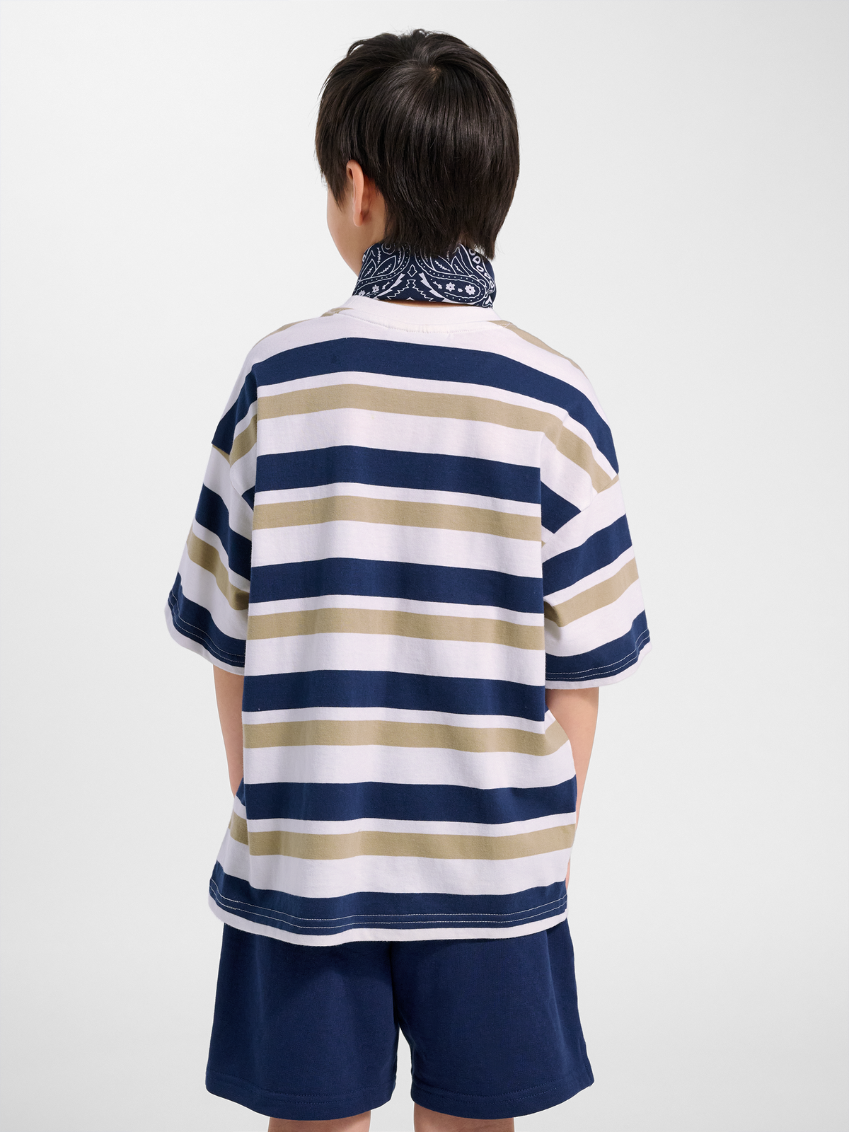 hmlJR SILLY S/S BOXY T-SHIRT STRIPE