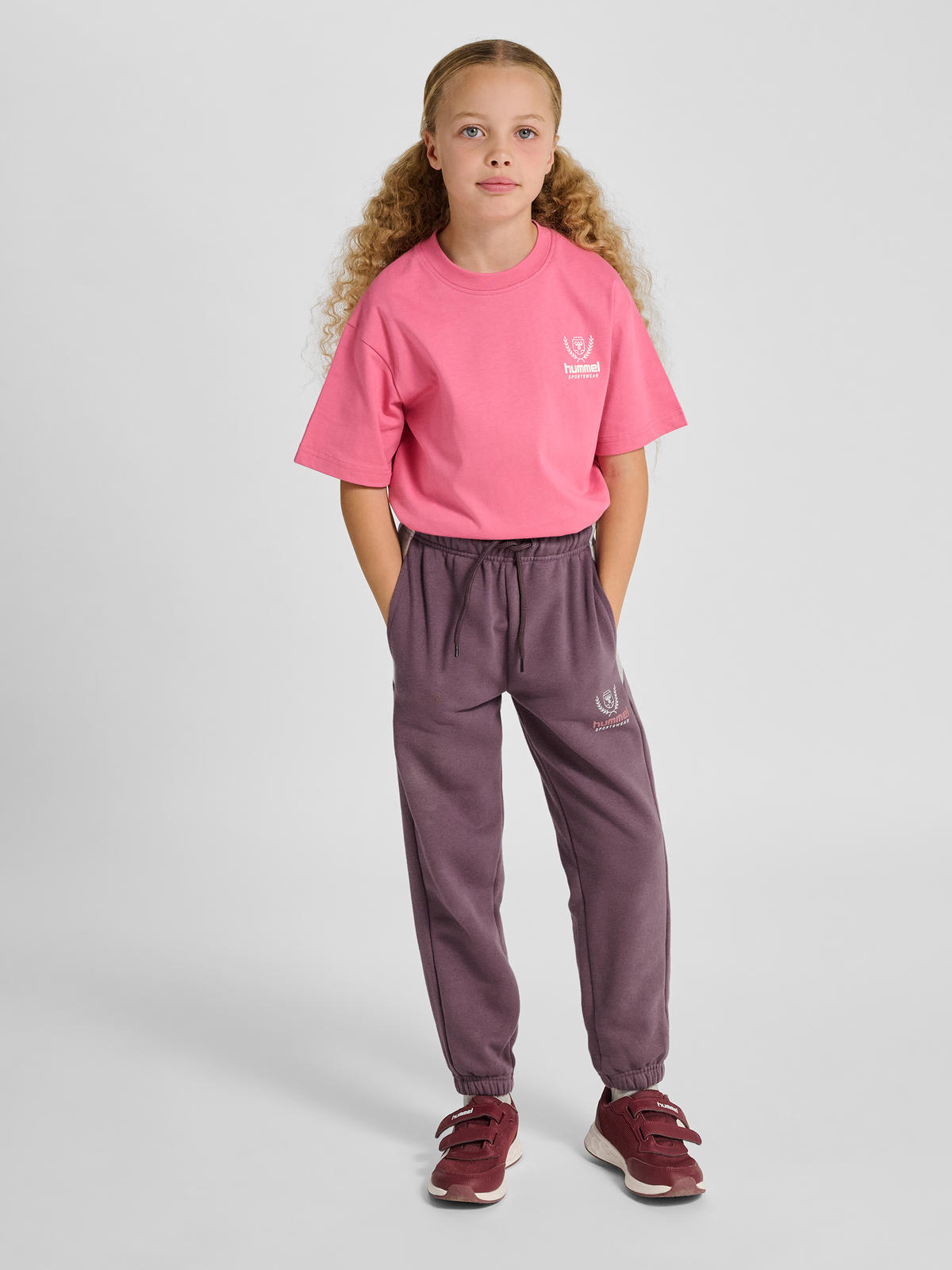 hmlJR LOOSE BLOCKED SWEATPANT BTS