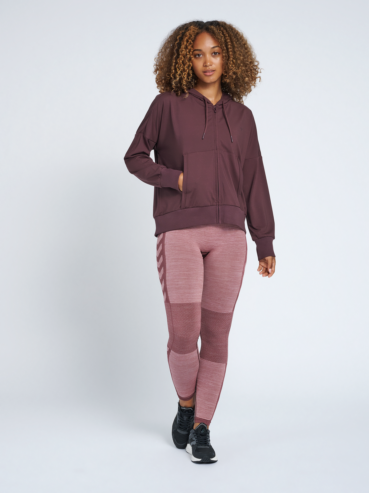 hmlLUISE LOOSE ZIP HOODIE