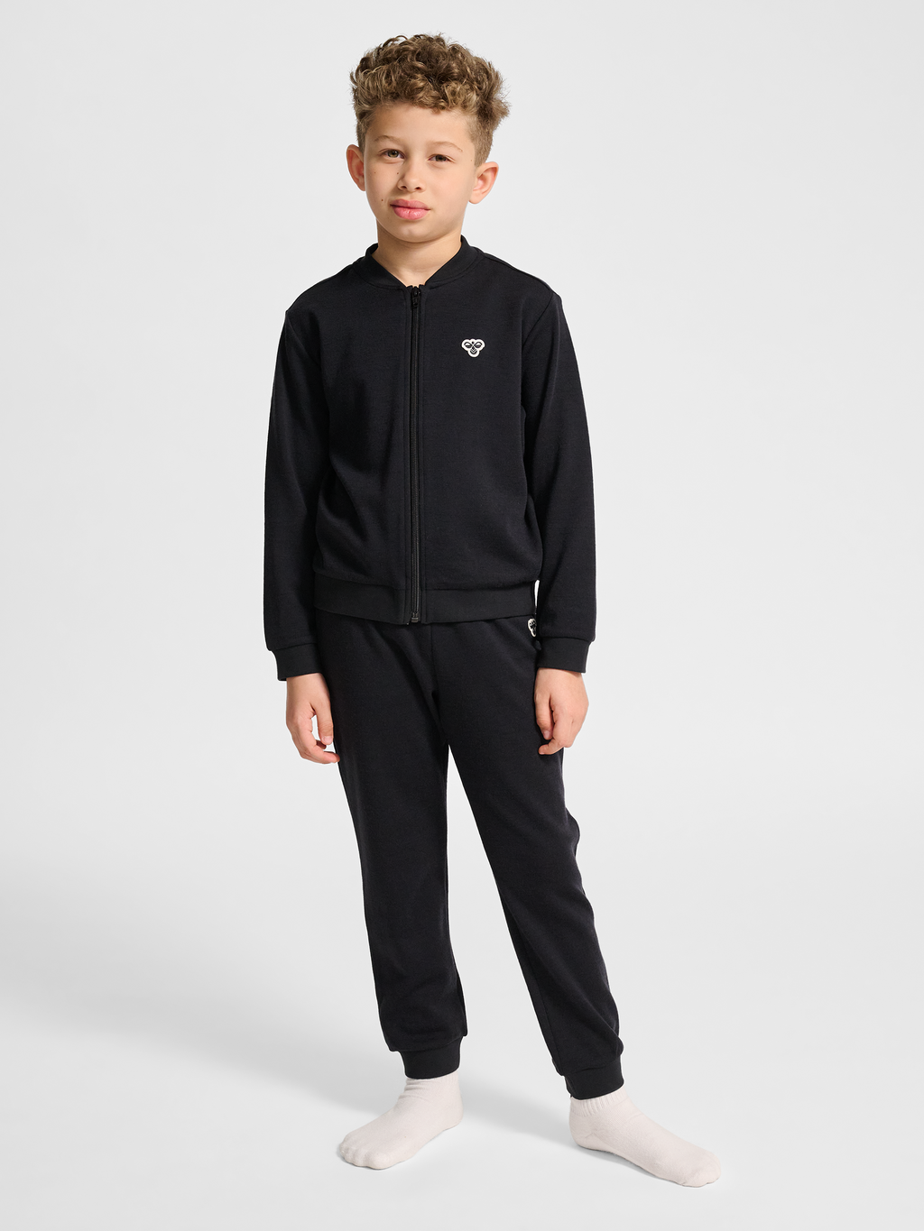 hmlJR WOOL ZIP JACKET BEE