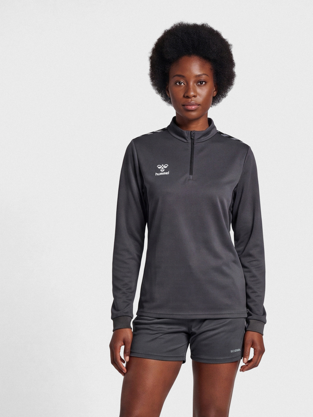 hmlAUTHENTIC HALF ZIP SWEAT WOMAN
