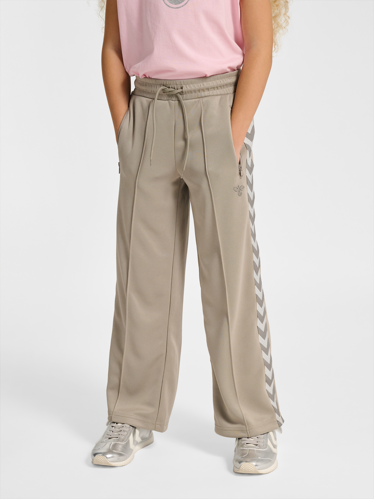hmlJR WIDE LEG POLY TAPE PANTS