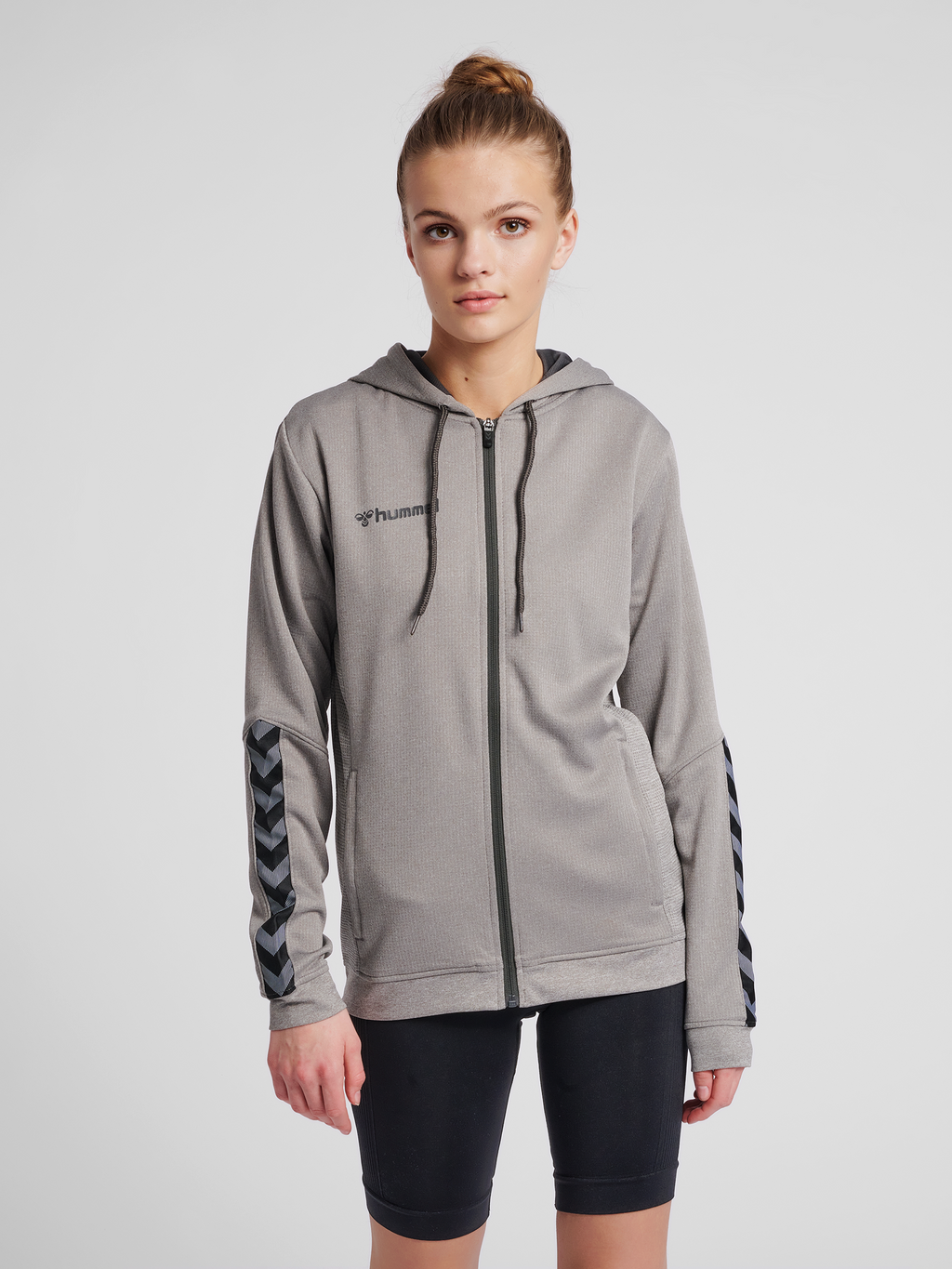 hmlAUTHENTIC POLY ZIP HOODIE WOMAN