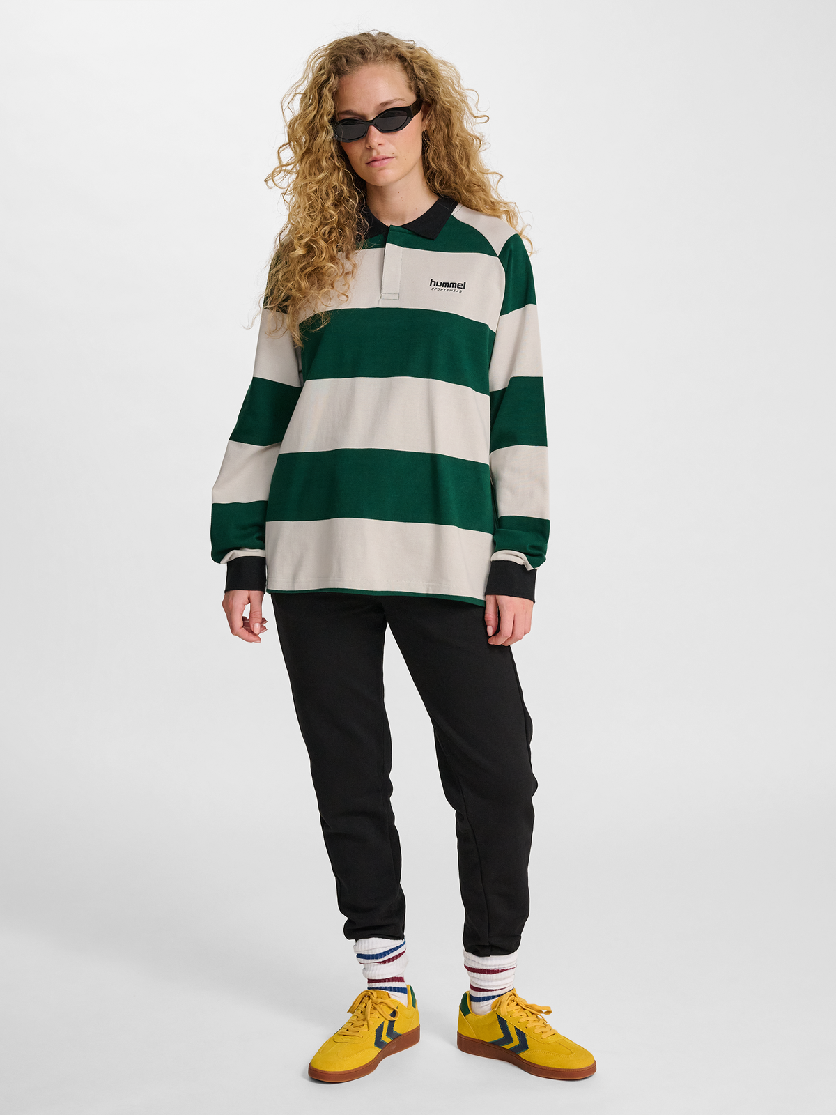 hmlLOOSE STRIPED POLO L/S