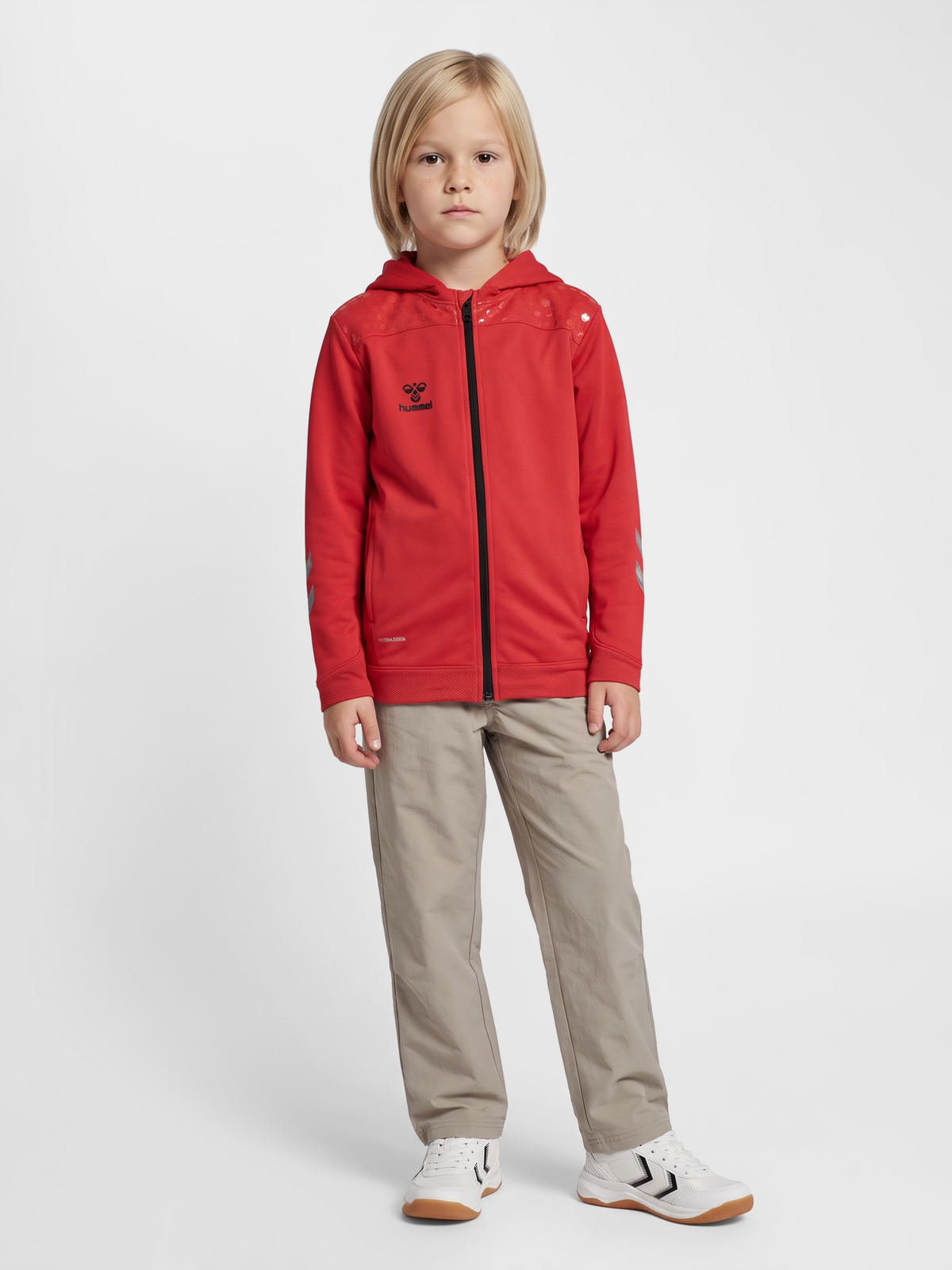 hmlLEAD ZIP POLY HOODIE KIDS