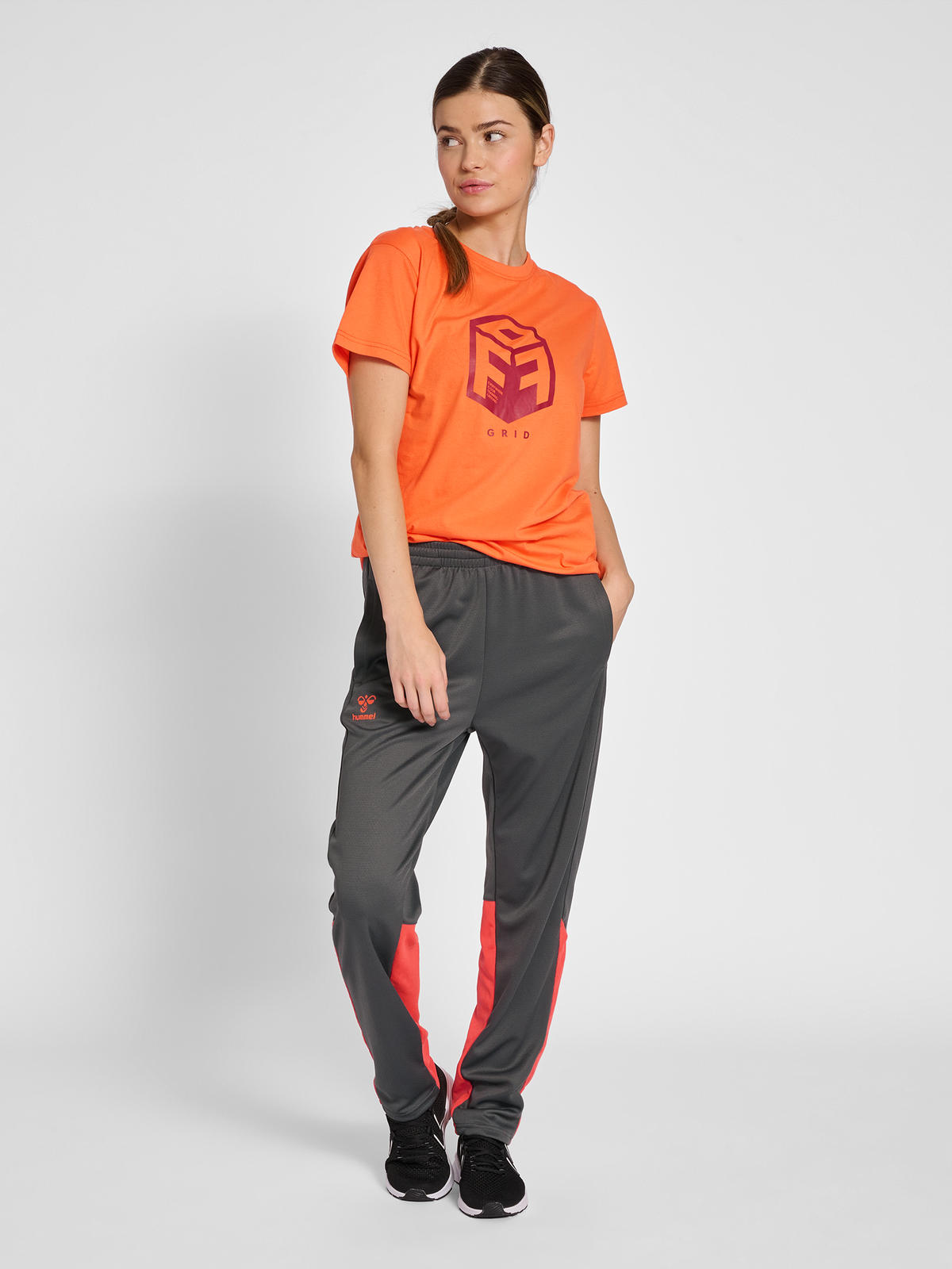 hmlONGRID POLY PANTS WO