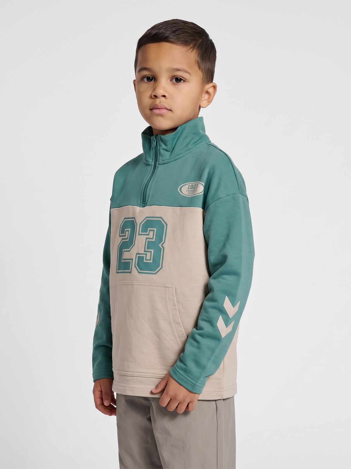 hmlTIMMI HALF ZIP SWEAT