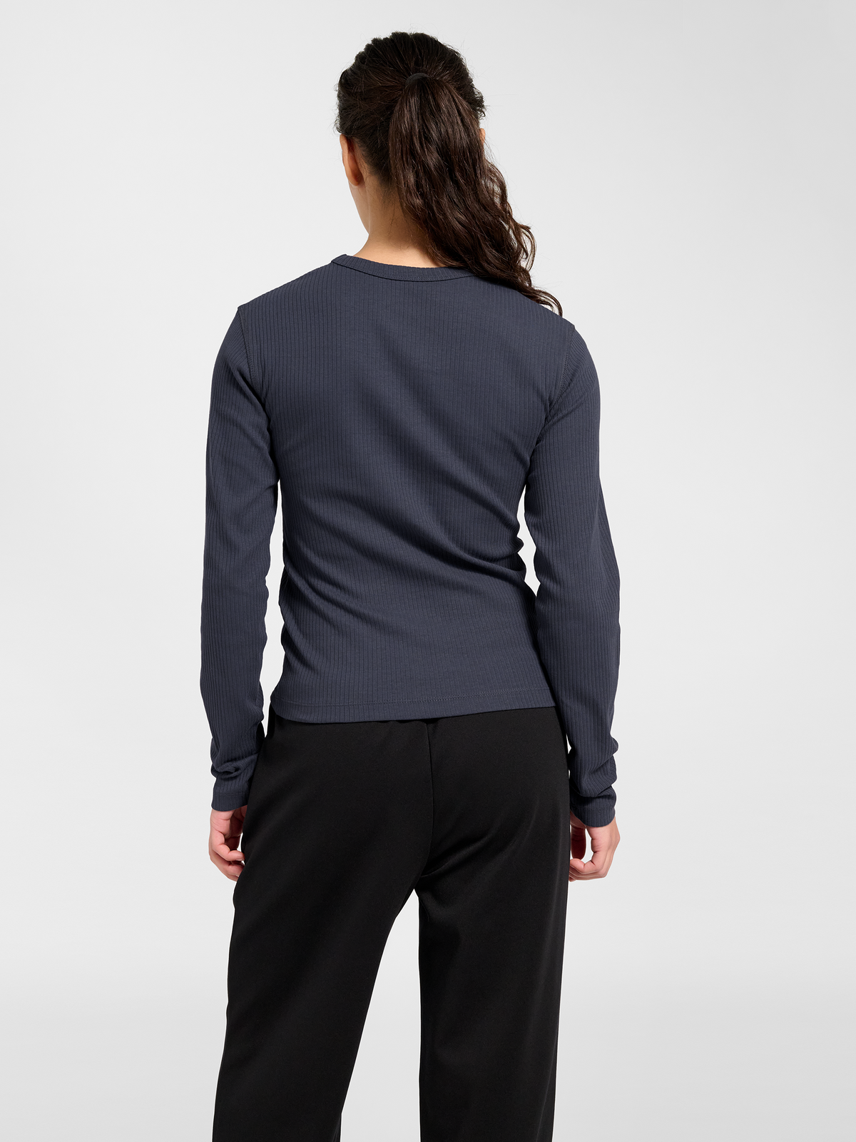 hmlFOUNDATION RIB T-SHIRT L/S