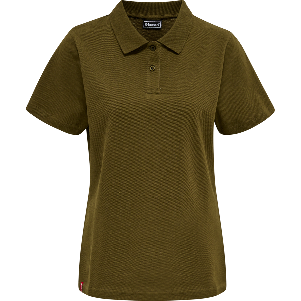 hmlRED STRETCH POLO WOMAN