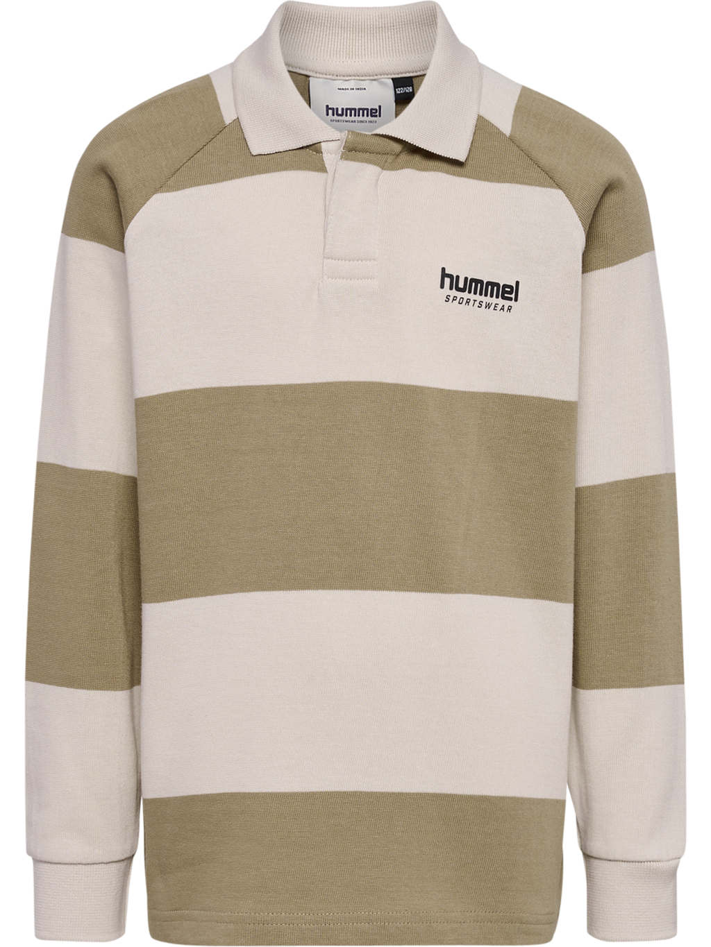 hmlJR LOOSE STRIPED POLO L/S