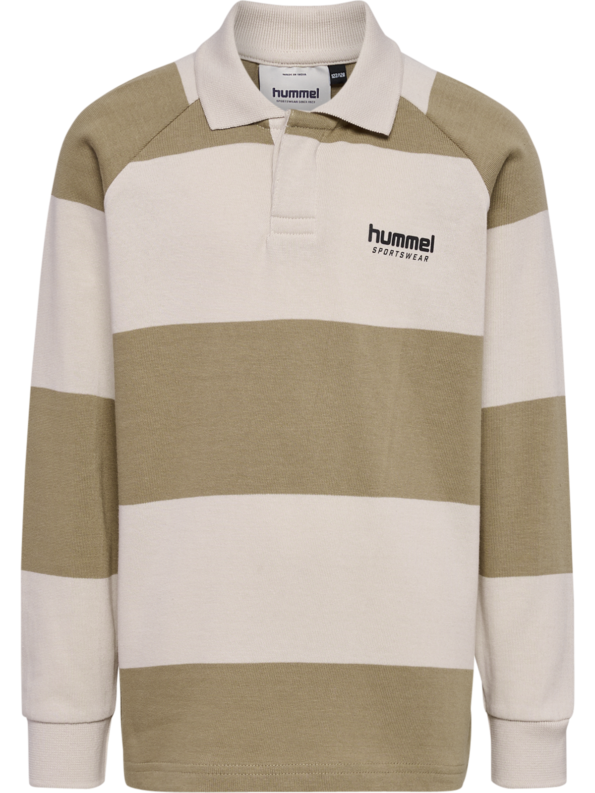 hmlJR LOOSE STRIPED POLO L/S