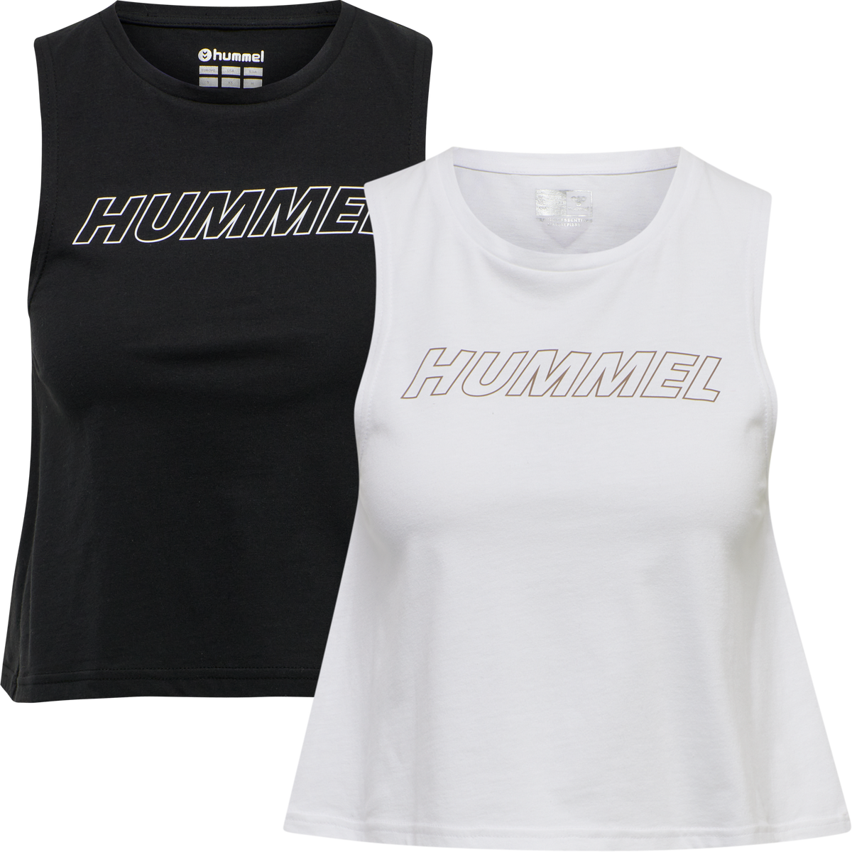 hmlTE CALI 2-PACK CROP COT TANKTOP