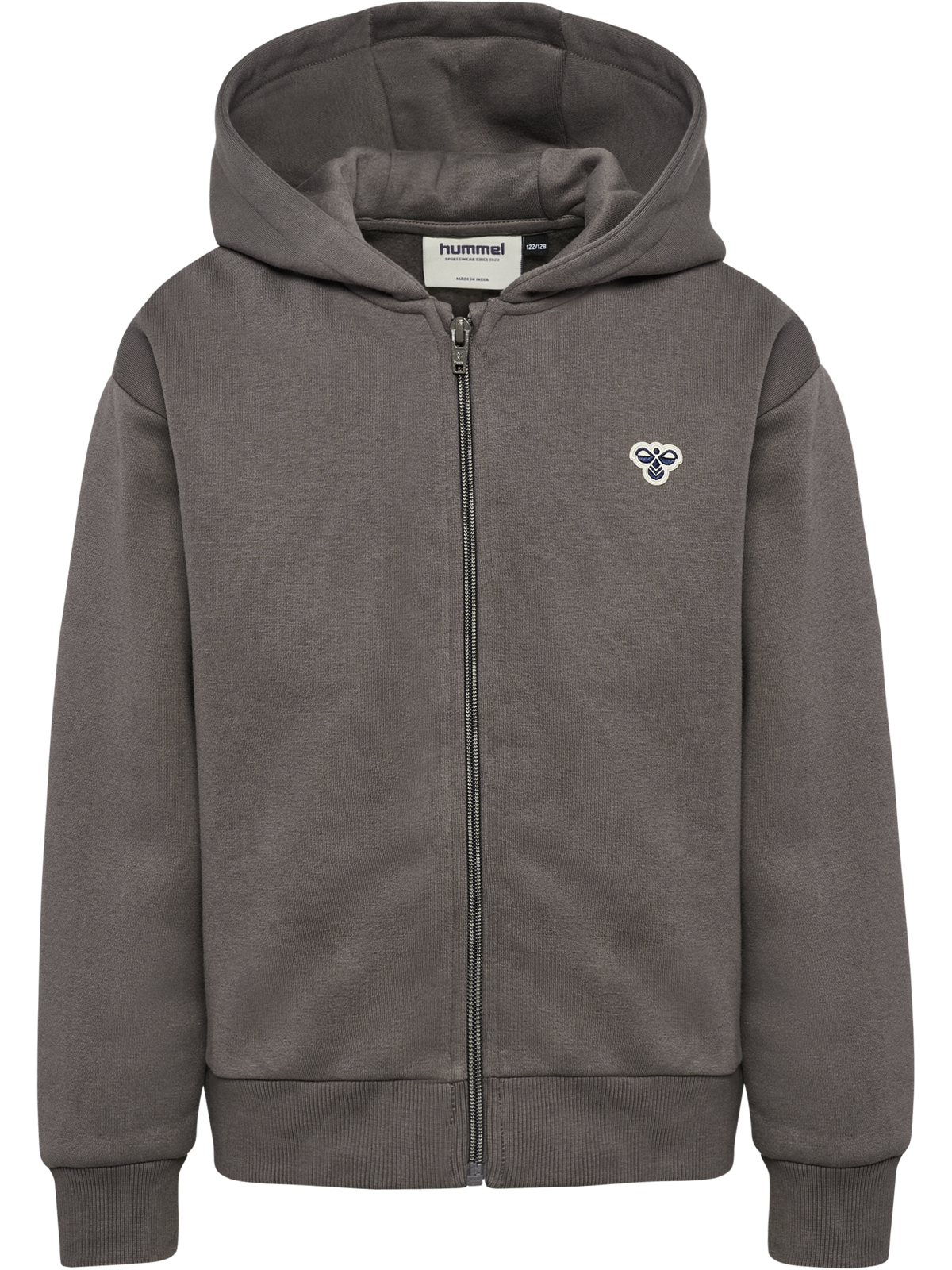 hmlJR LOOSE ZIP HOODIE BEE