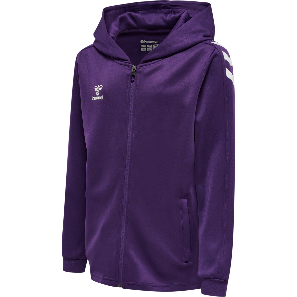 hmlCORE XK POLY ZIP HOOD SWEAT KIDS