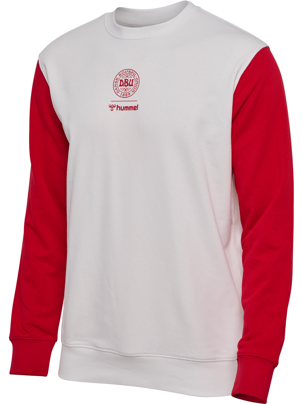 DBU 26 FAN RED-WHITE CREW NECK