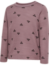 hmlMINI WOOL T-SHIRT L/S TWILIGHT MAUVE