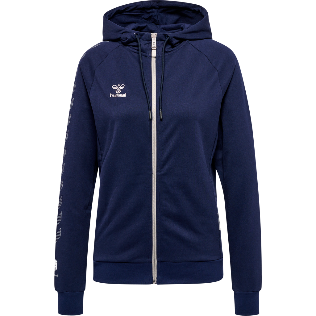 hmlMOVE GRID COTTON ZIP HOODIE WOMA