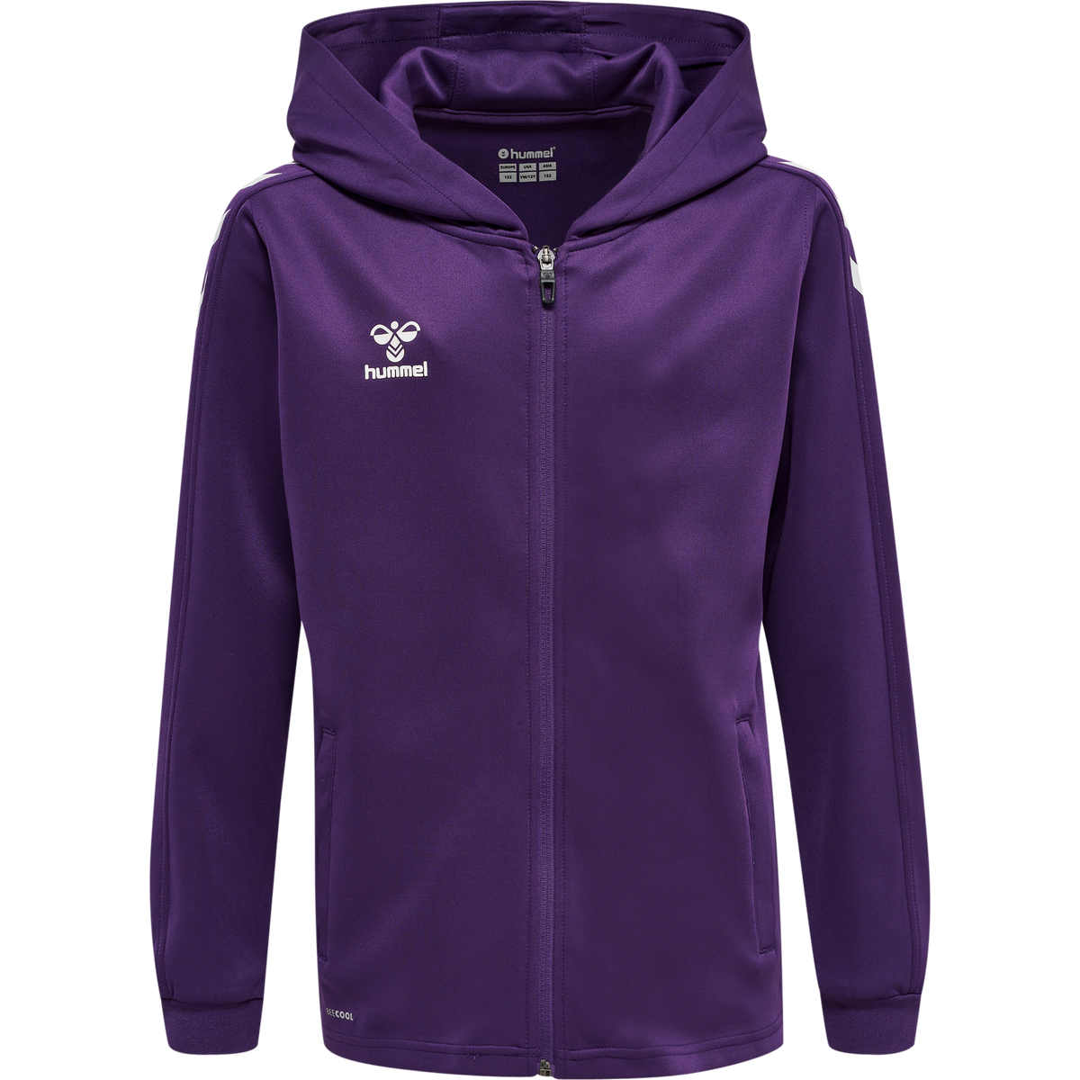 hmlCORE XK POLY ZIP HOOD SWEAT KIDS