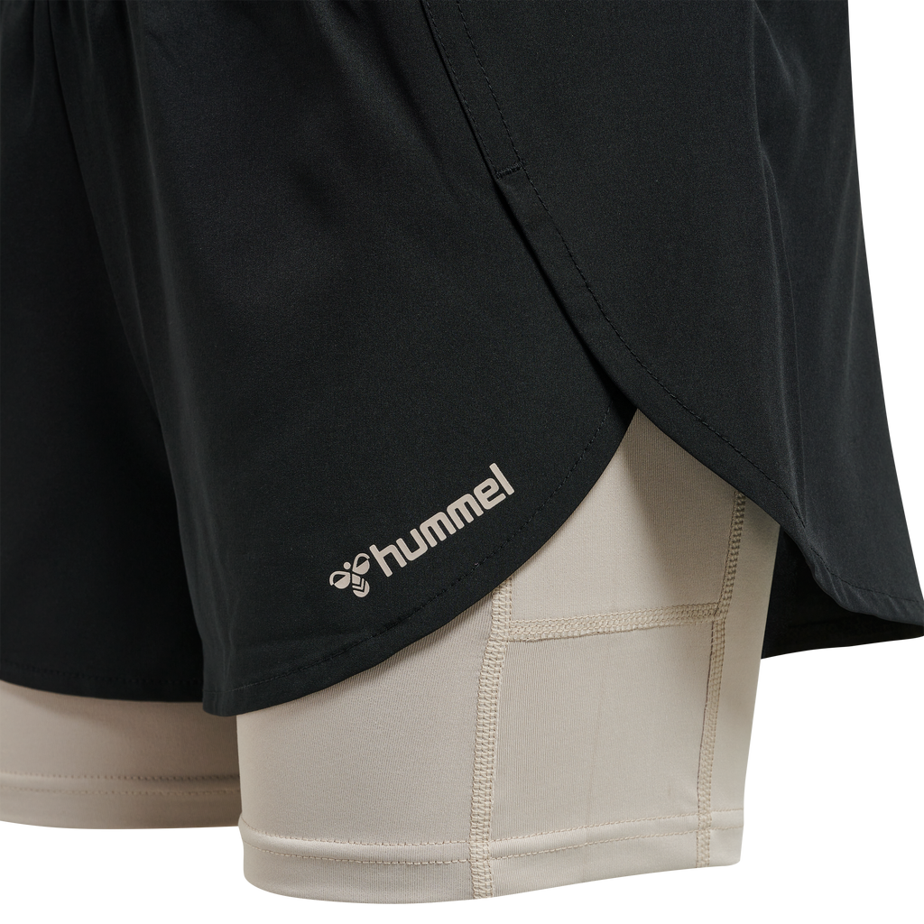 hmlMT TRACK 2 IN 1 SHORTS