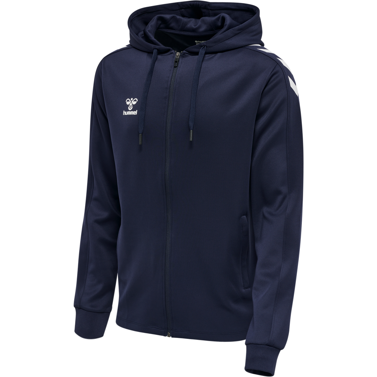 hmlCORE XK POLY ZIP HOOD SWEAT