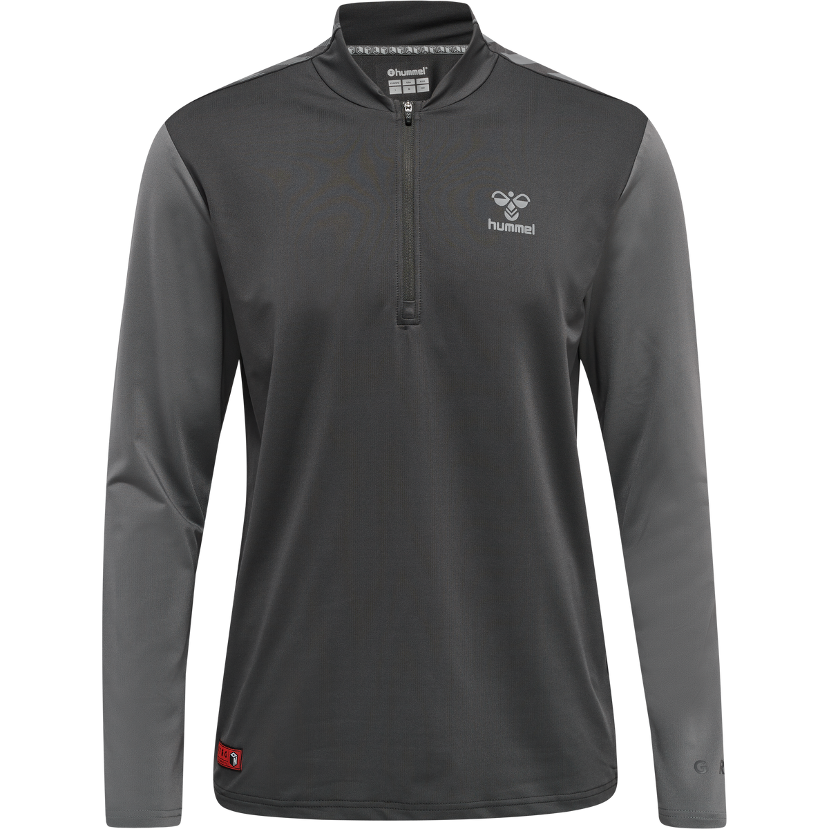 hmlPRO GRID HALF ZIP TRAINING L/S