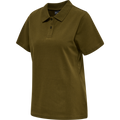 hmlRED STRETCH POLO WOMAN