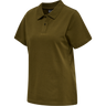 hmlRED STRETCH POLO WOMAN