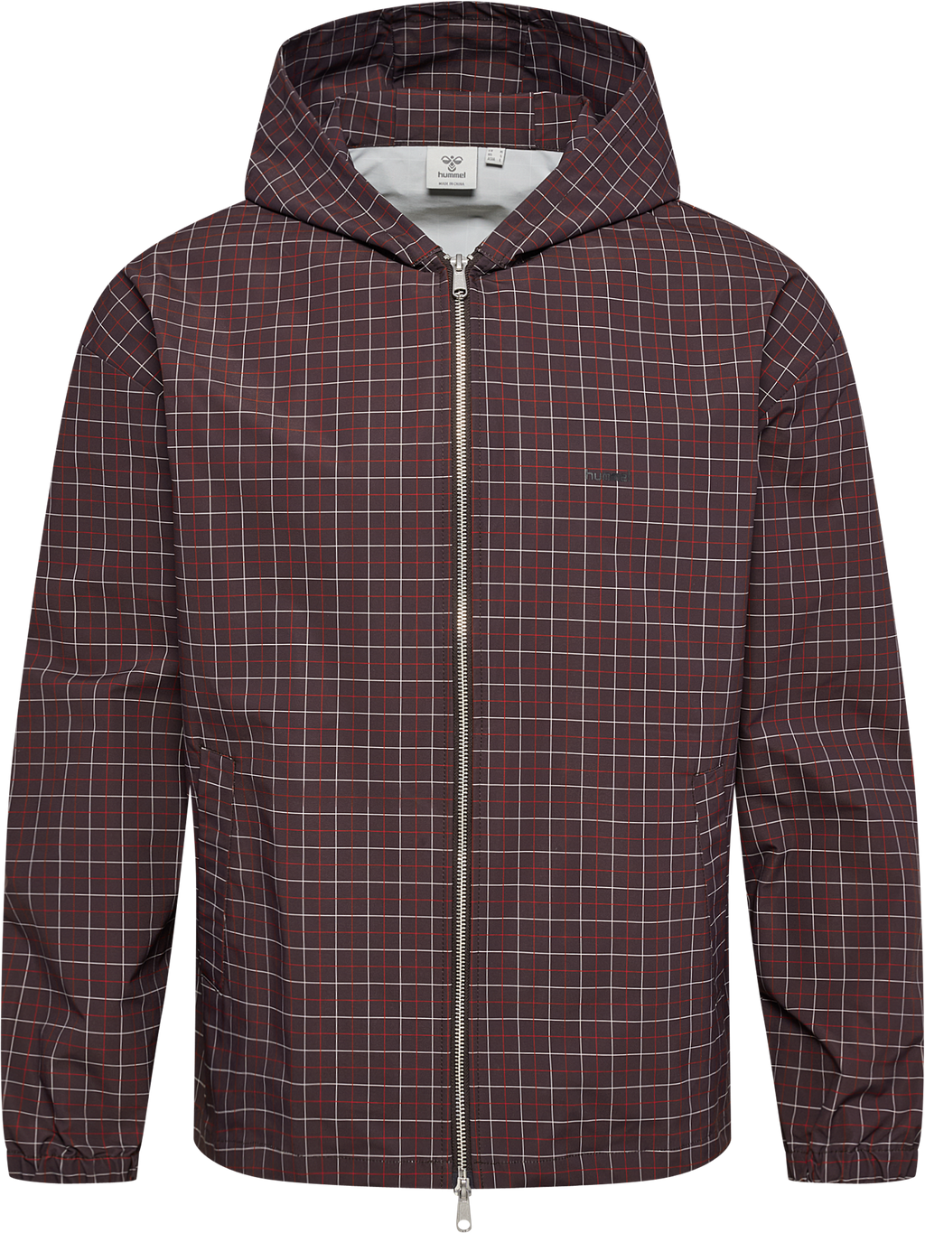 hmlI-D CHECK ZIP HOODIE